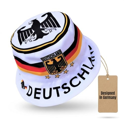 Deutschland Sonnenhut, Fischerhut, Anglerhut, Buckethat, Hut-Größe 59-61 cm