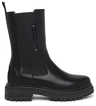 Nero Giardini I308950D Stivaletti Chelsea Donna in Pelle - Nero 39 EU