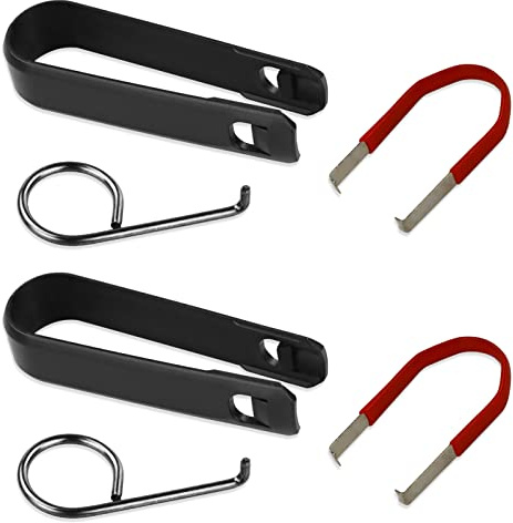 6 PCS Wheel Bolt Cap Cover Removers Tool Set,Tyre Nut Center Cover Cap Puller Tweezers Removal Tool,Bolt & Nut Covers Key for Cars
