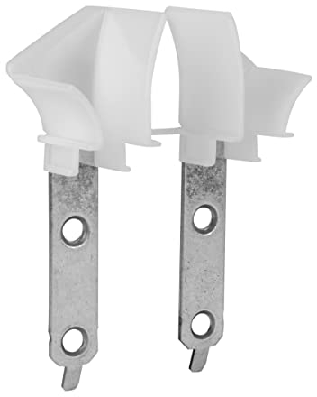 Schellenberg 20072 Universal Rolladen Einlauftrichter Mini für eine problemlose Rolladenführung, Einlaufbreite 12 mm, schützt Rolladenpanzer und Führungsschienen vor Beschädigungen, 1 Paar