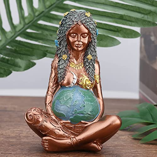Jauhmui Gaia Mutter Erde Statue, Döttische Statue Außendekoration Ornamente