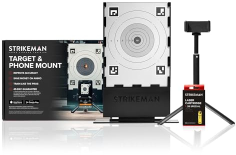 Strikeman . 38 speciale sistema di allenamento laser a secco – ideale per esercitazioni di tiro al bersaglio con pistole – Il kit include l'accesso all'app aggiornata (non è necessario alcun