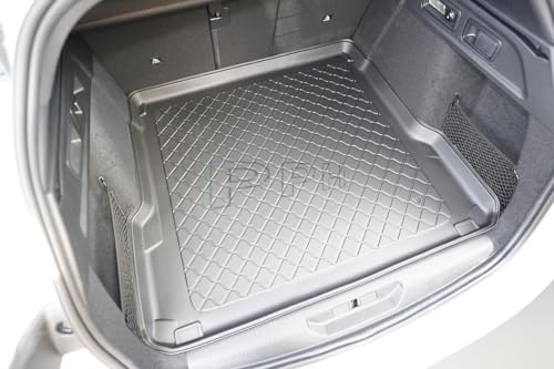 PPH Gummierte Laderaummatte Kofferraumwanne für Peugeot 308 III (P51) SW C/5 / Opel Astra L (VI) Sports Tourer C/5 ab 2021-