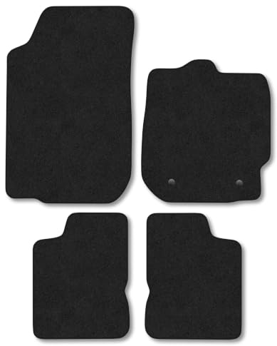 Dacia Duster (2012-2018) Carpet Car Mats | Black Edge Trim Tailored Fit Floor Mats Full Coverage Protection Accessories Easy Clean Anti Slip Made in the UK
