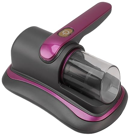 Aspirador De Cama Inalámbrico con Eliminador De ácaros UV, Limpieza De Almohadas, Sábanas Y Sofás, Limpiador De Colchones De Mano con Función Antiácaros, Ideal para Alérgicos Y Uso Doméstico