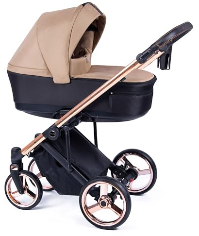 Coletto Kinderwagen-Set 2 in 1 Fado inkl. Sportsitz - 14 Teile - Golden