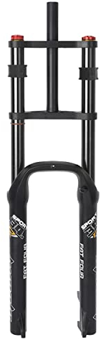Fahrradfedergabeln [US-Lager] Mountainbike-Federgabel BMX Fatbike-Gabeln 26 4.0 E-Bike Air-Vorderradgabel Gerade 1-1/8 MTB-Scheibenbremse Fahrrad 170 mm Federweg 2850 g