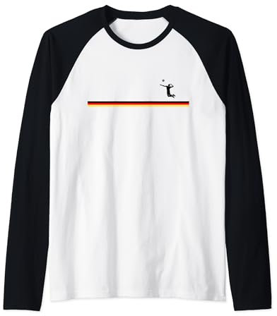 Volleyball Beachvolleyball Frauen Damen Deutschland Outfit Raglan