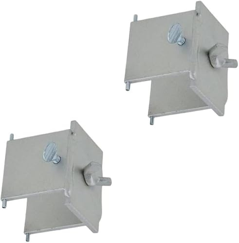 Long Sided Dori Block Bricklaying Clamp Lock Bolt for Use with 50MM Profile Pole 2Pack