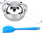DAWRIS 600ML Double Boiler Candle Melting Pot mit Scraper 304 Stainless Steel Chocolate Melting Pot Melter Candle Making Jug Double Boiler for Candle Making for Wax Chocolate Candy Butter Cheese Soap