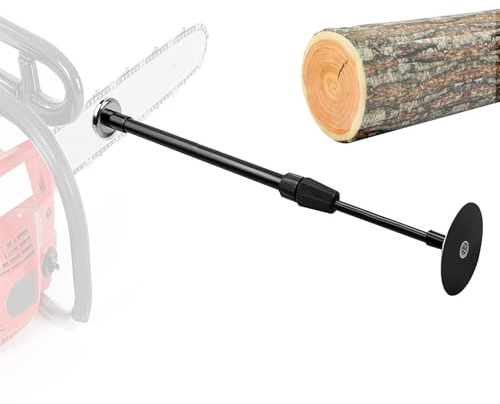 Firewood Measuring Tool - Adjustable Magnetic Indicator, Mounted Ruler with Chainsaw, Telescopic Measuring Rod | Magnetic Firewood Gauge Tool, Strum