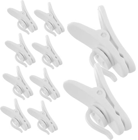SHINEOFI 100 Piezas Clip De Cable De Auriculares Clips De Soporte De Cables Teléfono De Clip De Cuello Clips De Alambre De Cables Clip De Fijación De Alambre El Plastico
