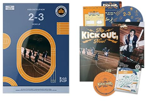 KickFlip - [Kick Out, Flip Now!] (After School Ver.) Photobook R + Track Folded Poster + KickFlip Protractor + Photocard + 4 Extra Photocards