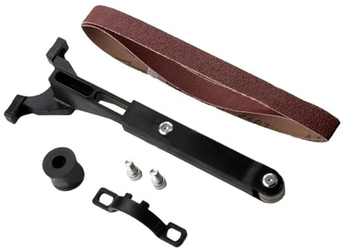 Accesorio de máquina de lijado de banda para amoladora angular, accesorios de lijado para proyectos de manualidades y accesorio profesional de lijado de madera