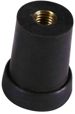 kowaku Endpin Gummispitze Kontrabass Endpin Stopp Kappen Endpin Gummipolster Endpin Zubehör Aus Robustem Gummi Leicht zu Montieren für Musikschüler Orcheste, 10mm