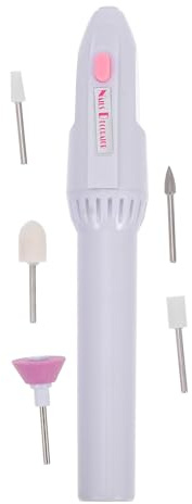 EPIGEIST Machine à Polir Ongles Électrique Portable Mini Ponceuse Ongles Forme de Stylo Outil Multifonction pour Manucure sans Fil Silencieuse Faible Vibration pour Sculpter Limer des
