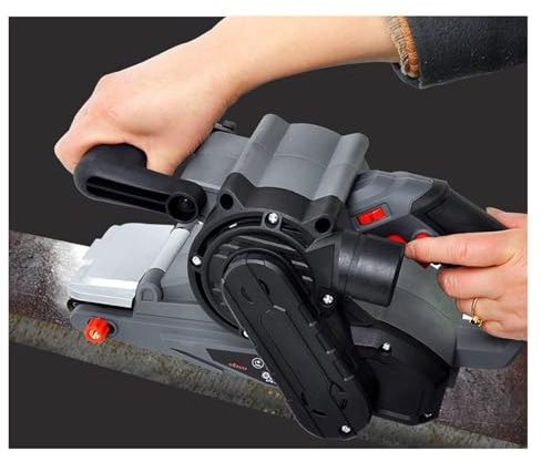 Levigatrice a nastro regolabile a velocità manuale da 1200 W Levigatrice for utensili for la lavorazione del legno Levigatrice for smerigliatrice for mastice for mobili in legno Uso domestico