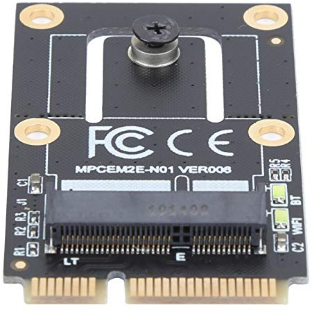 Rosvola Adattatore Mini PCI-E, Convertitore Bluetooth WiFi M.2 Ad Alte Prestazioni per Scheda WLAN AX200 9260 8265, Accessorio Ideale per Laptop, Materiale in Resina