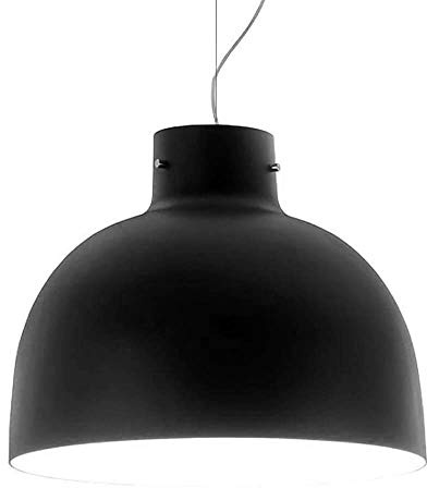 Kartell Bellissima, Lampada a Sospensione, Tecnopolimero termoplastico colorato in Massa, Nero, Ø 50 x H 41 cm [Classe di efficienza energetica E]