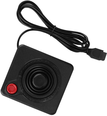 VBESTLIFE Retro Classic 3D Analoger Joystick-Controller für Mobile Spiele für Alle 2600-Systeme, für die 7800-Konsole (Alle Spiele des 7800 Werden Nicht Unterstützt)
