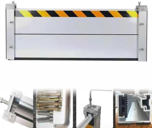 RRraw Hochwasserschutz Barriere Kellerfenster,90/100/120/130/140/150cm Hochwasserschutz Barriere, Aluminiumlegierungsmaterial, Gut Wasserdicht, Geeignet FüR Garageneinfahrt, TüR, StraßE Usw,130 * 40