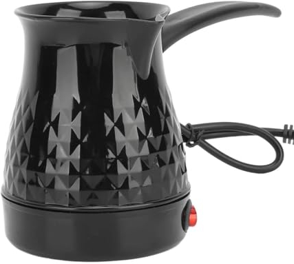 COYEUX Macchina per caffè Turco elettrica, bollitore Elettrico con Protezione Contro l'ebollizione da 500 ml, con Manico Lungo antiscottatura, per Cucina Domestica, Ufficio, Viaggi, Campeggio