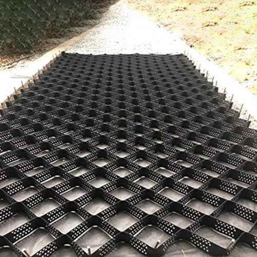 Stabilisateur de Gravier Grille Géocellulaire Stabilisatrice de Gravier pour Voies Extra Larges, Machine à Paver de Géogrille de Résistance de Charge Lourde de Haute Résistance, pour Enclos à Chevaux,