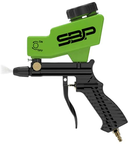 SandBlastPro Sandstrahlpistole, Sandstrahlgerät, Sandstrahlpistole Keramikdüse, Sandstrahl Sand, Druckluft Sandstrahler Sandstrahlgeräte, Kompressor Druckluftpistole, Sandstrahlen Sandstrahlmittel