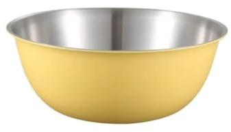 Cuenco de metal for ensaladas Cuenco for mezclar Cuencos for desayuno Cuencos for ensaladas de frutas Cuenco de metal multifuncional Elementos esenciales de cocina Fácil de limpiar Adecuado for cenas