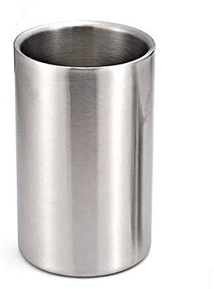 Wine Cooler Bucket Stainless Steel Double Wall Wine Bottle Cooler Holder Beer Chiller Champagne Cooler Ice Bucket Bar Tool