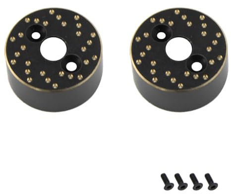 Contrepoids de roue arrière en laiton noir RC pièces de mise à niveau pour TRAXXAS TRX4M 1/18 Crawler RC voiture