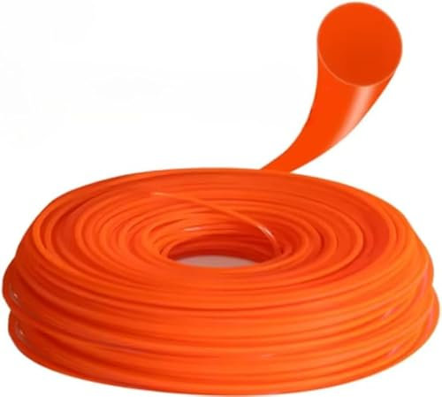 ARMERIAONLINE SINCE 1999 50 mt Bobina Filo Decespugliatore Professionale in Nylon Resistente Rinforzato Tagliabordi Tagliaerba 3mm 4 MM Quadrato Tondo Diamante (Tondo 4)