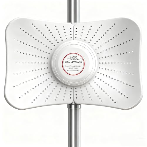 4G LTE 5G Panel Antenne Outdoor, Mimo Directional Antenne | 600-6000MHz Bis zu 22 DBI Ante-nne mit 2x10 Meter Kabel, Verstärkung kompatibel Richtantenne Router Externe An-Tenne 2 x TS9 An-Tenne