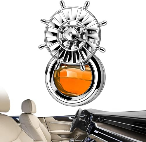 Rotating Air Freshener – 2.75inch Vent | ABS Clip – 60 g car Diffuser with 10 ml Fragrance reducing Traffic Stress Using Power Free Design for Relaxing Comfortable Driving in Daily comm
