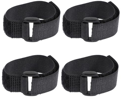SEWACC Lot de 4 Colliers Silencieux pour Coqs en Nylon Réglables, Anti-Bruit pour Volailles, Couleur Noire, Fournitures Pratiques pour Élevage et Gestion du Bruit des Poulets
