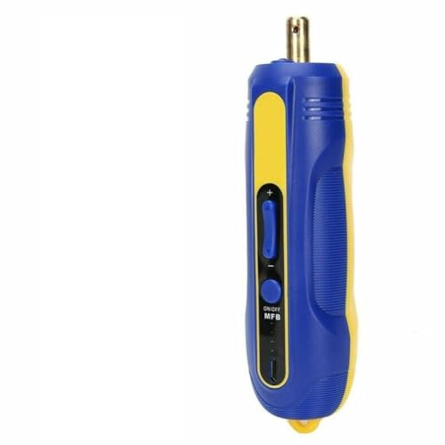 Electric Glue Remover, 6-in-1 Hard Gel Grinding Cutting Tool with LED for Phone LCD OLED Screen Repair, Yellow