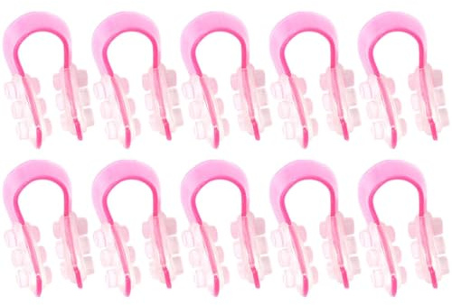Lurrose Pinza nasal moldeadora 10 piezas en silicona para nariz ancha, moldeador no quirúrgico para oficina y antes de dormir en mujeres y hombres