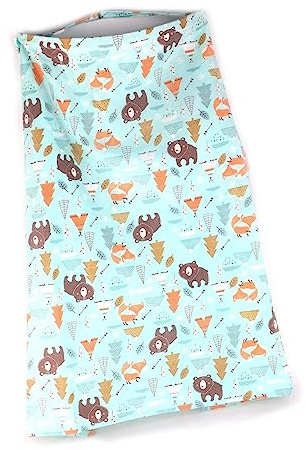 Rosvola Funda de Delantal para Amamantar, Manta de Privacidad para Lactancia de bebé, Suave y Transpirable, para Madres en Movimiento, 80x70cm (BLUE)