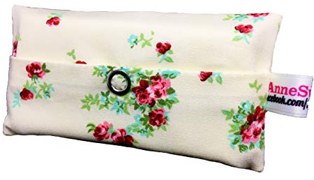 Taschentücher Tasche Rosen Creme Vintage Design Adventskalender Befüllung Wichtelgeschenk Mitbringsel Give Away Mitarbeiter Weihnachten Abschied Geschenk