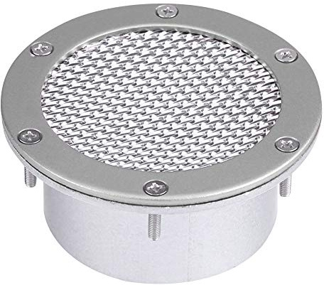 KIMISS Rejilla de entrada de aire universal para coche, conducto de ventilación para paragolpes, admisión de aire frío, diseño plateado, compatible con múltiples modelos