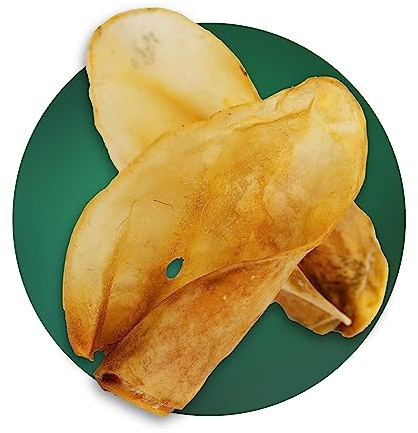 BREERs Getrocknete Rinderohren für Hunde 25 Stück aus eigener Deutscher Herstellung, Kauartikel für Groß & Klein