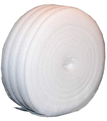 KAUFDAS.online Randdämmstreifen 50m x 100-250mm Dämmstreifen Randstreifen Estrichstreifen Stärke: 5 mm (50m x 200mm x 5mm)