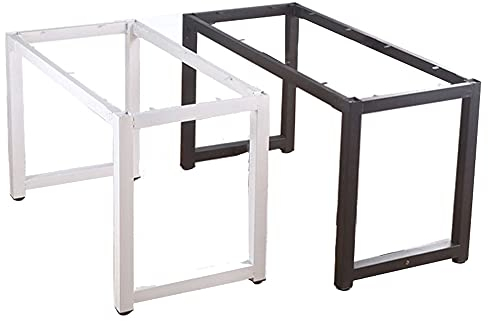 ZH-1 Gambe Tavolo Industrial Moderna Base per Tavolo in Acciaio per Laminato, tavola di Legno, Piano in Vetro, Lunghezza: 77-137 cm, Altezza: 71,5 cm