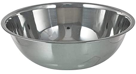 poundsaver Large Mixing Bowl, Stainless Steel Catering Large Bowl, Tableware Bowl for Mixing, Whipping, Double Boiling, and marinating, Cooking Supplies Metal Bowls 40cm