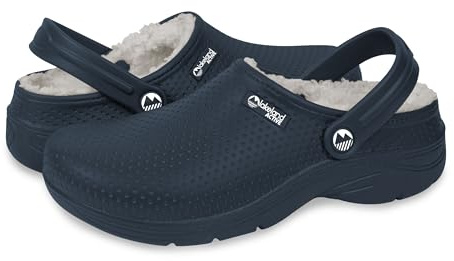 Lakeland Active Women's Fleece-Lined Dockray Clogs - Oxford Blue - 6.5 UK