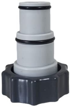 CAOMEI schlauchadapter Pool I 2 Stück mit Dichtring Pool Adapter A 38mm und 32mm auf 2 Zoll Innengewinde I 9cm lang I Für Gewindepumpen Und Kolbenventil, Poolzubehör (Kombination 1)