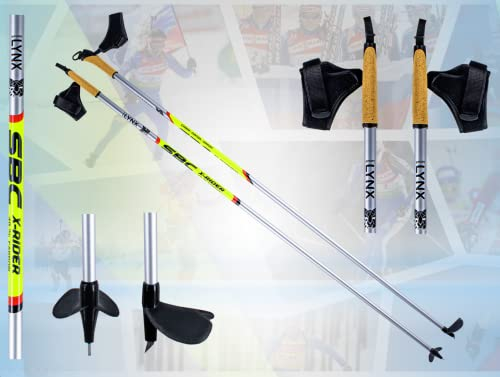 sportlynx X-Rider Carbon Langlaufstöcke Skating Stock Skistöcke (145 cm)