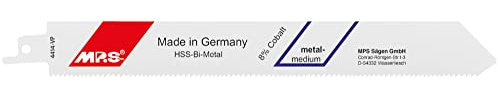 MPS Bi-Metall - Säbelsägeblatt gefräst und geschränkt GL 225/VL205mm, ZT 1,8-2,5mm als Universal - Zubehör für Stichsäge im Einsatz wie Stein und Metall
