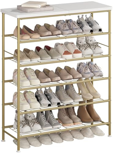 SUOERNUO 6 Tier Shoe Rack Organizer for Closet Shoe Storage for Entryway