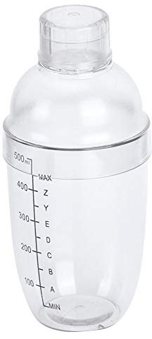 QXSJEDYCH Jigger de medición, barra transparente, taza de medición, interfaz de 3 etapas, copa de coctelera de vino con tapa de copa, herramienta de barman duradera for cócteles, regalos for kit de ba